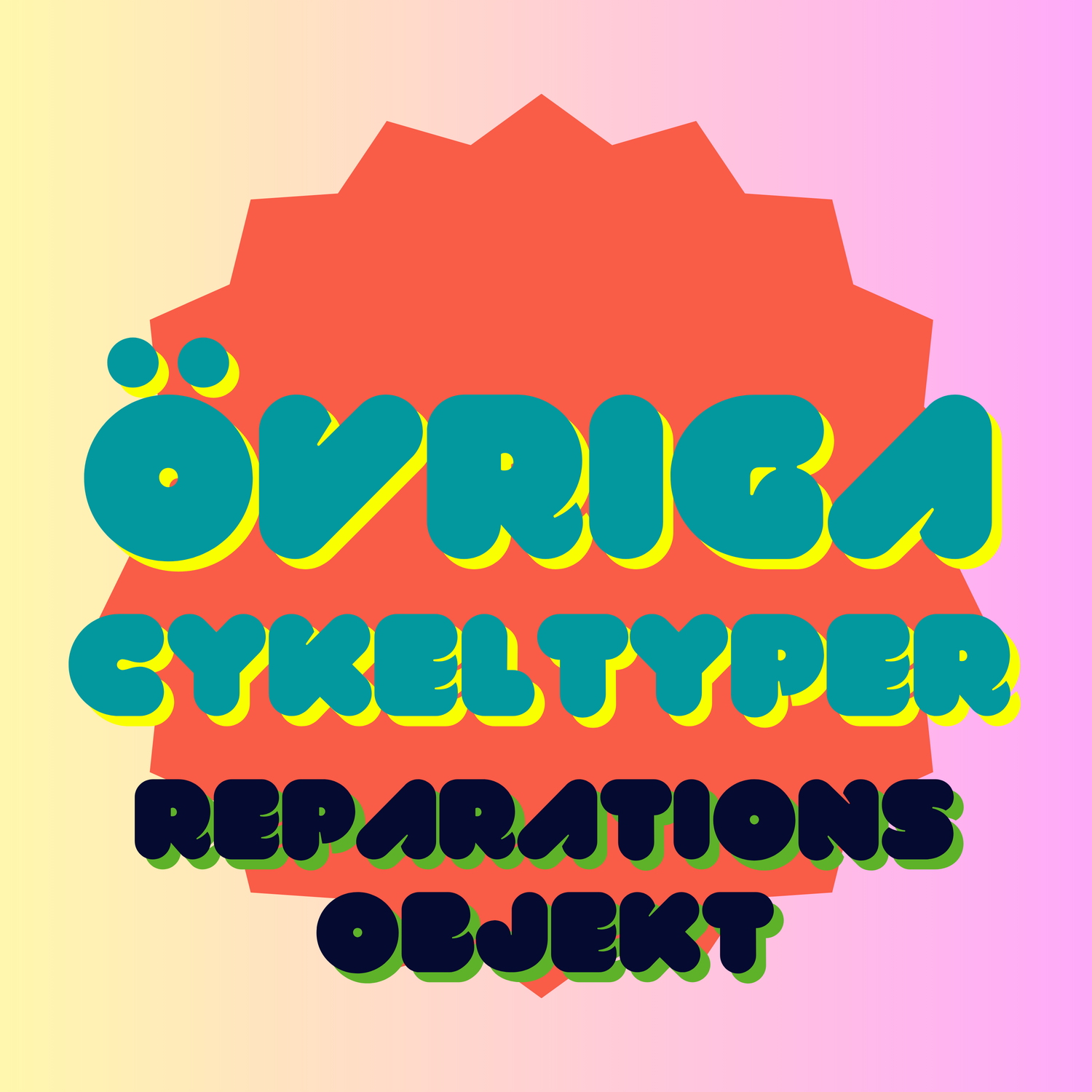 Reparationsobjekt - Övriga cykeltyper