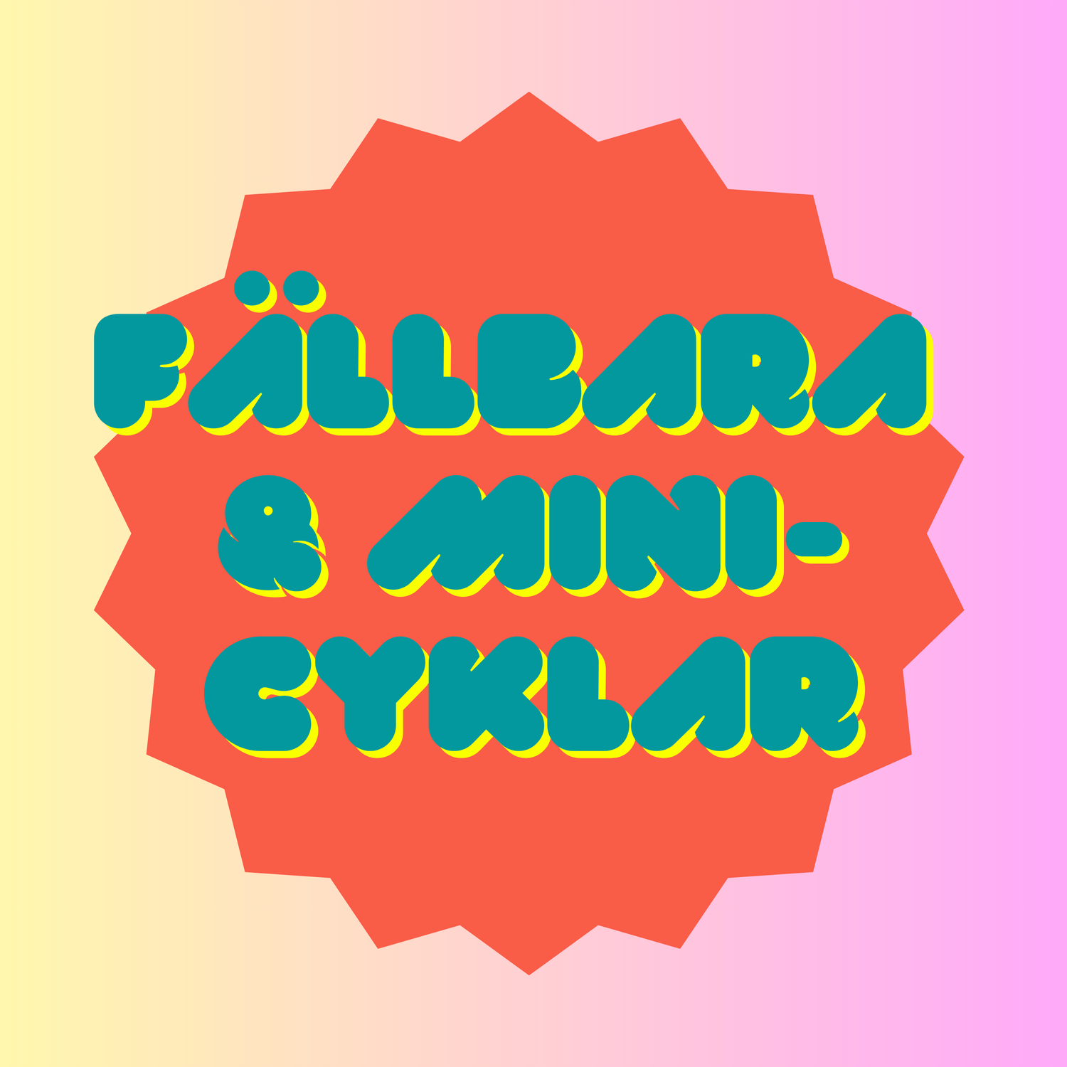 Fällbara & minicyklar