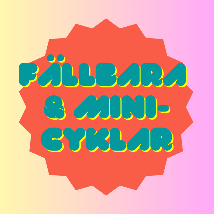 Fällbara & minicyklar