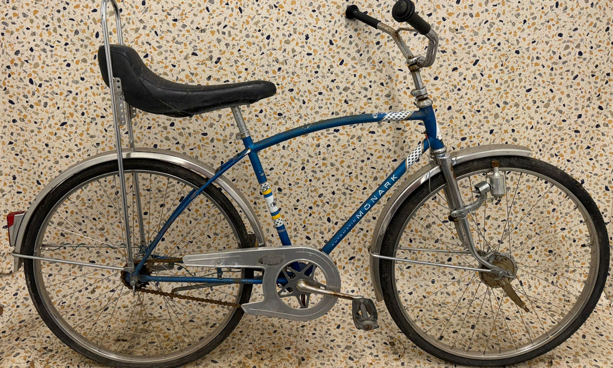 Monark Automatic med limpasadel veteran/vintage, 26”, 2 växlar